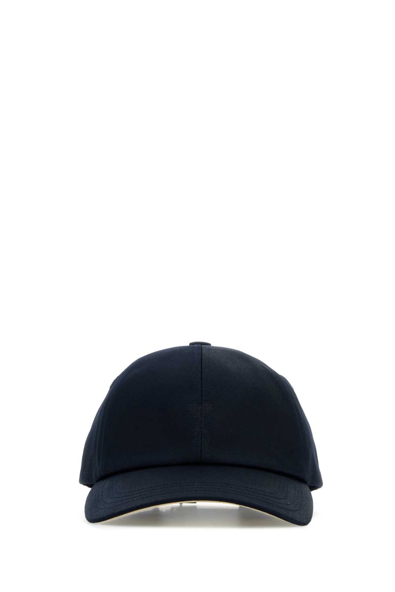 Midnight blue cotton baseball cap