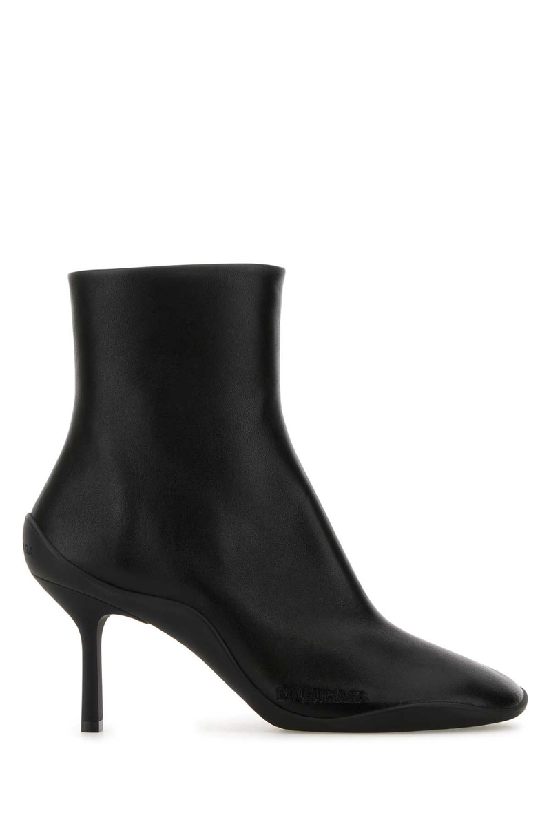 Black leather Shibuya 80 ankle boots