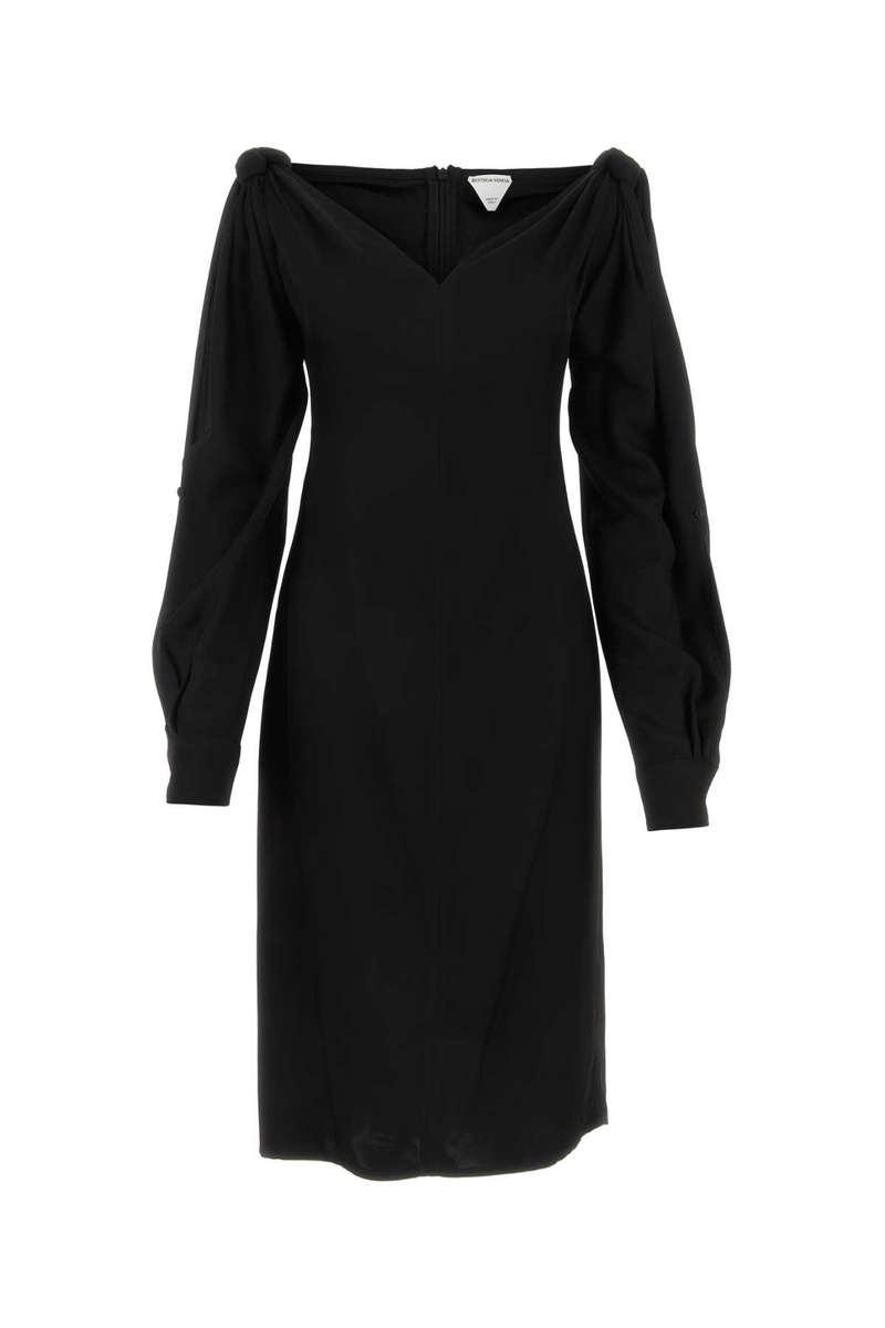 Black viscose dress