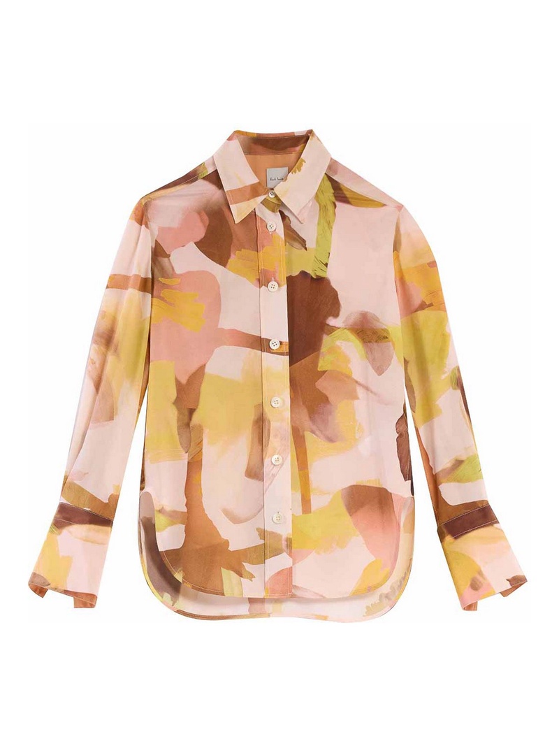 Floral painting shirt