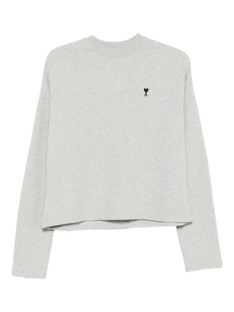 Grey cotton sweatshirt