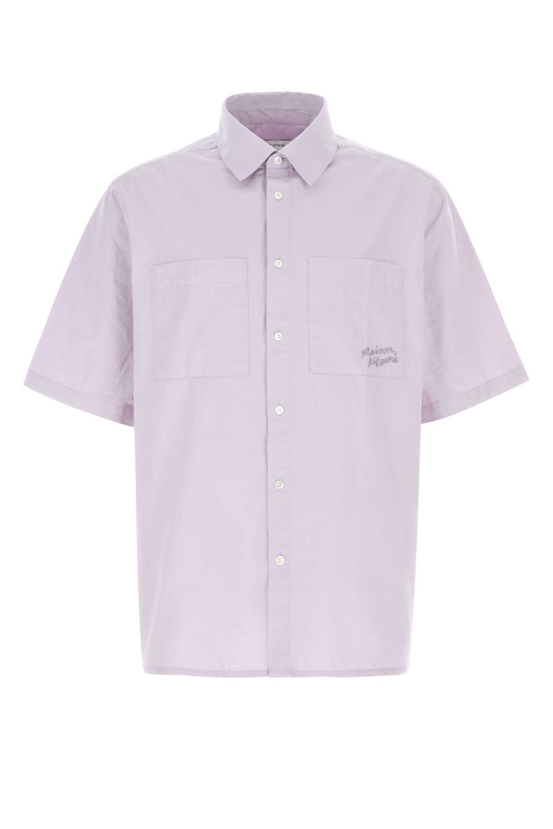 Lilac poplin shirt