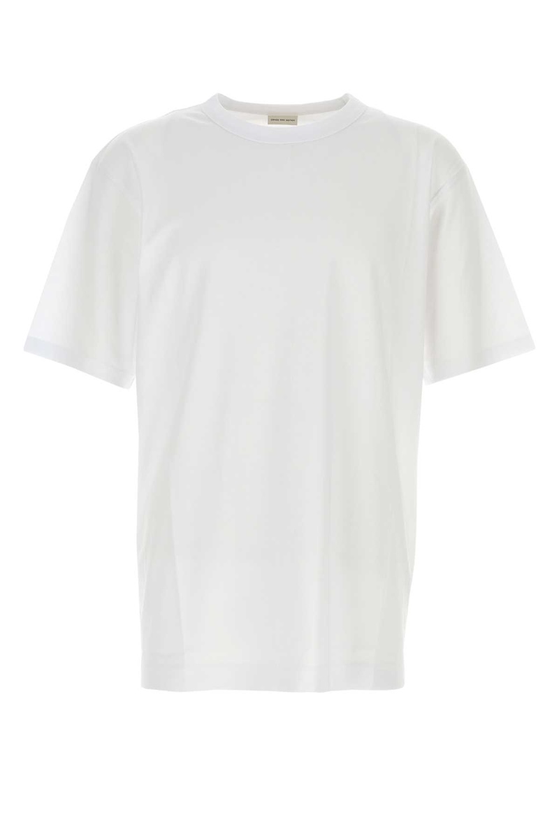 White cotton Herr oversize t-shirt