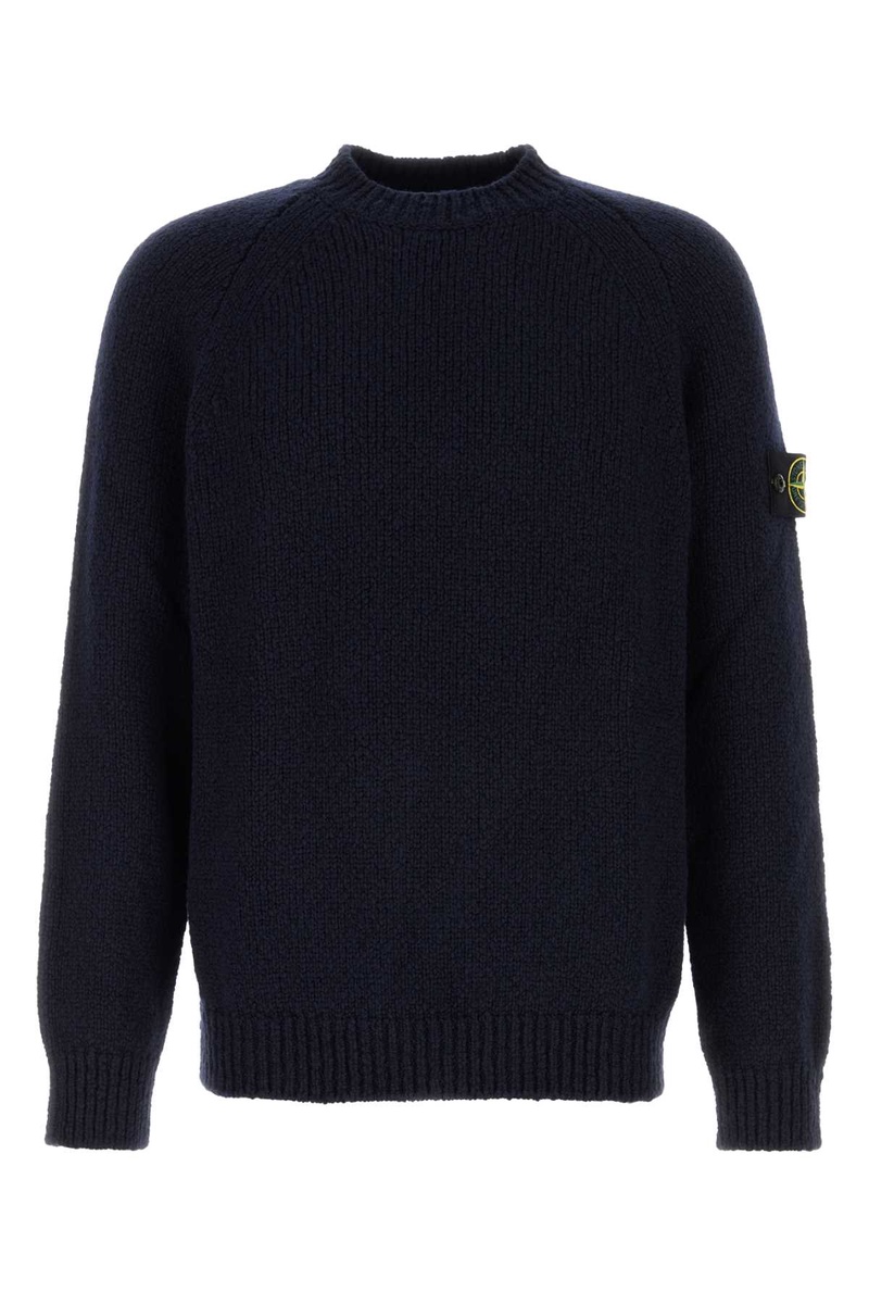 Midnight blue wool blend sweater