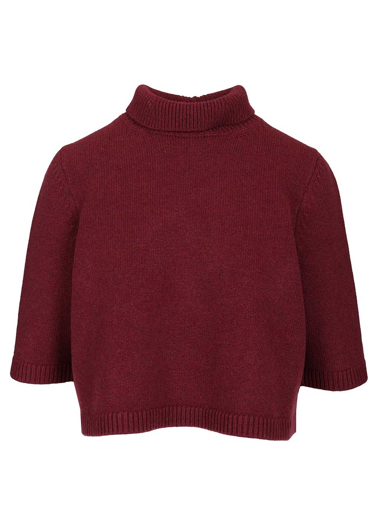 Short cashmere sweater