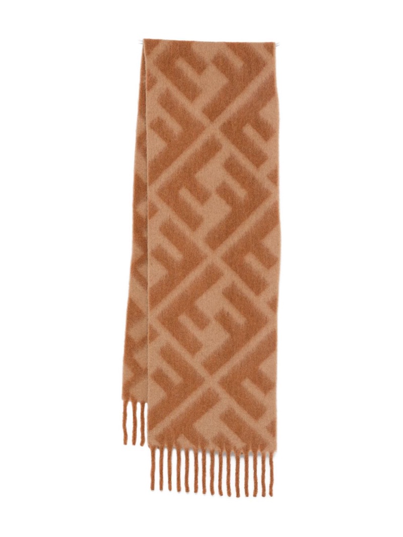 Fendi Scarfs Camel