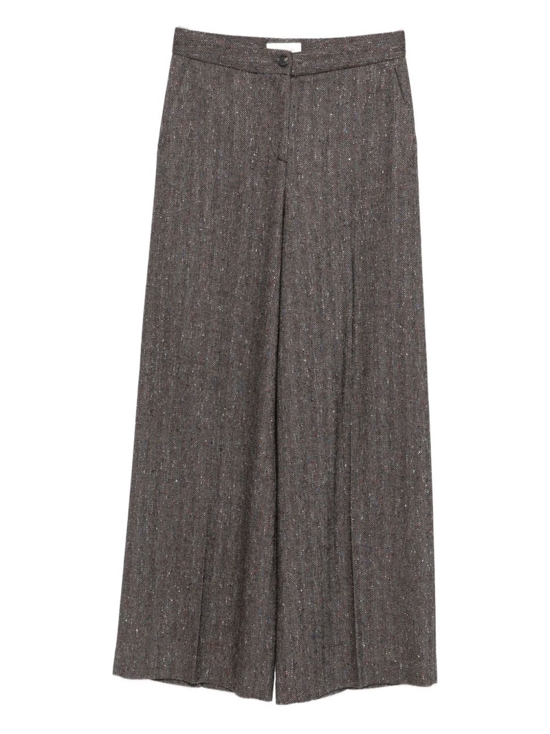Via Masini 80 Trousers Brown