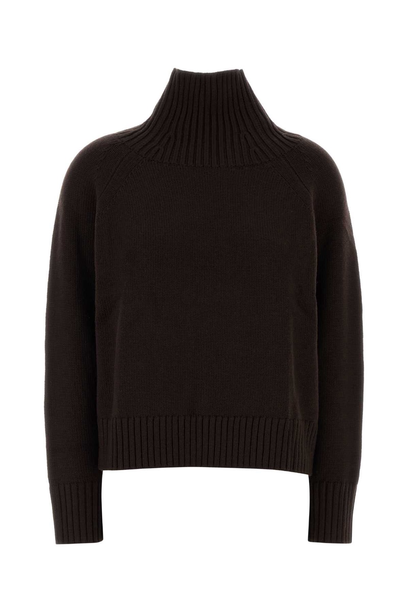 Dark brown wool sweater