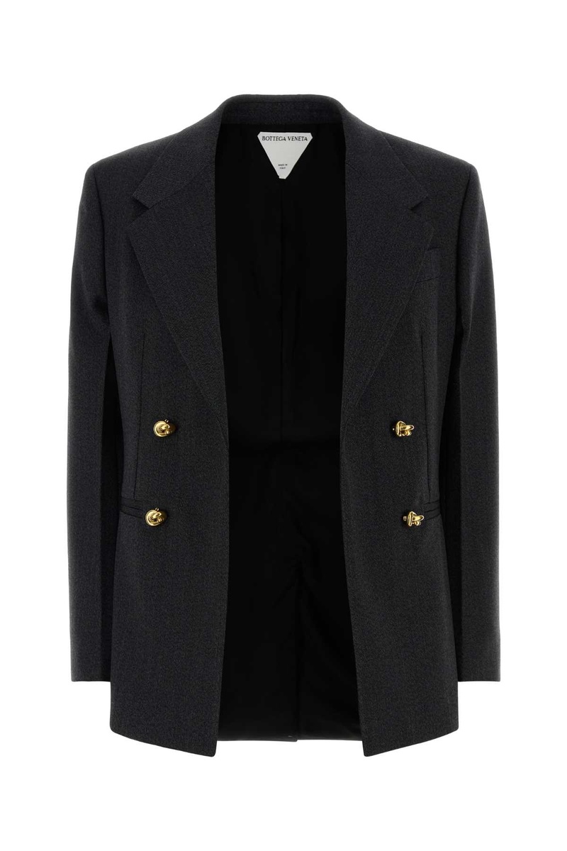 Charcoal twill blazer