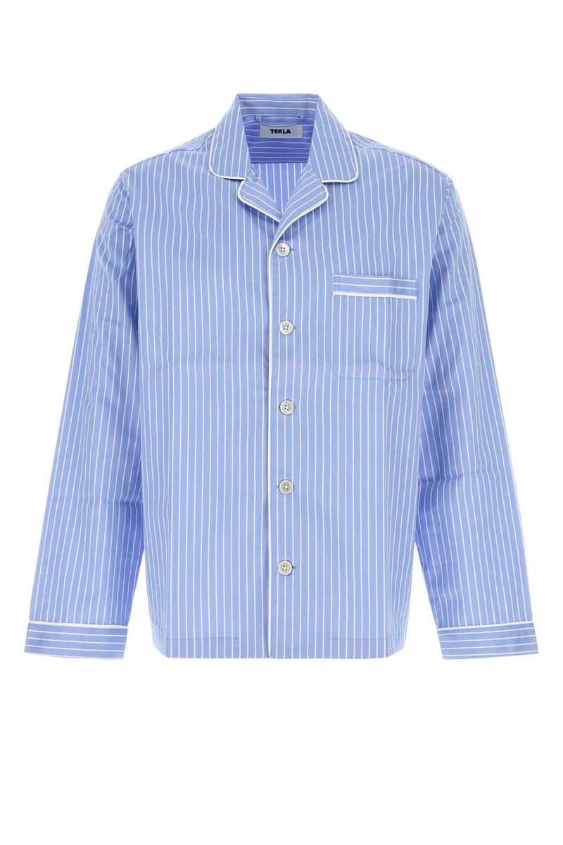 Embroidered cotton Sateen shirt