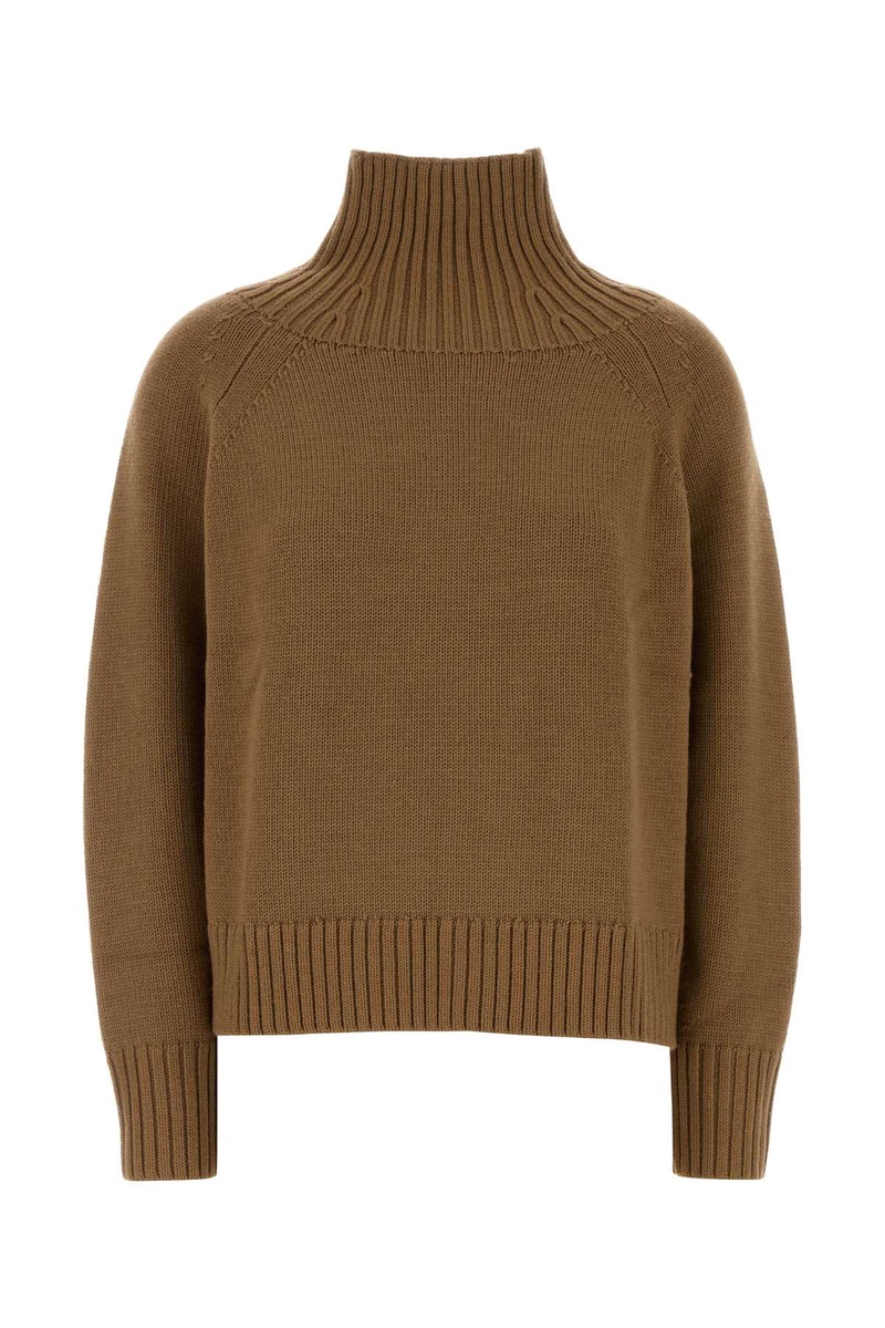 Camel wool sweater