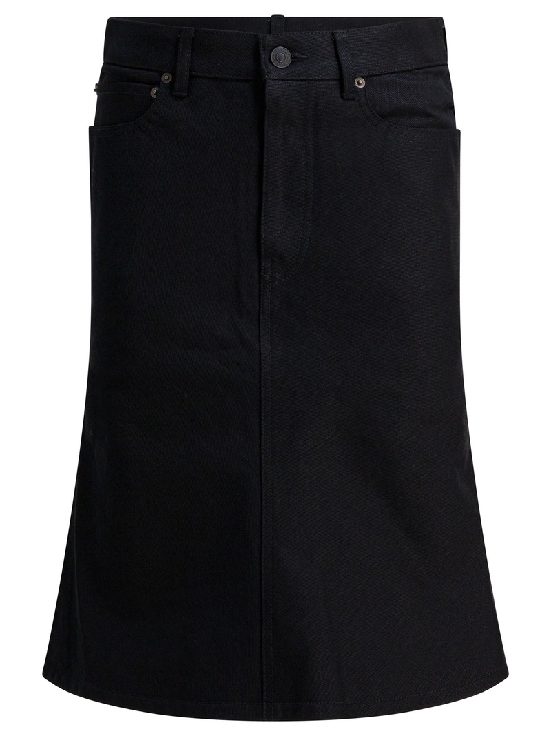 "Godet" Midi Skirt