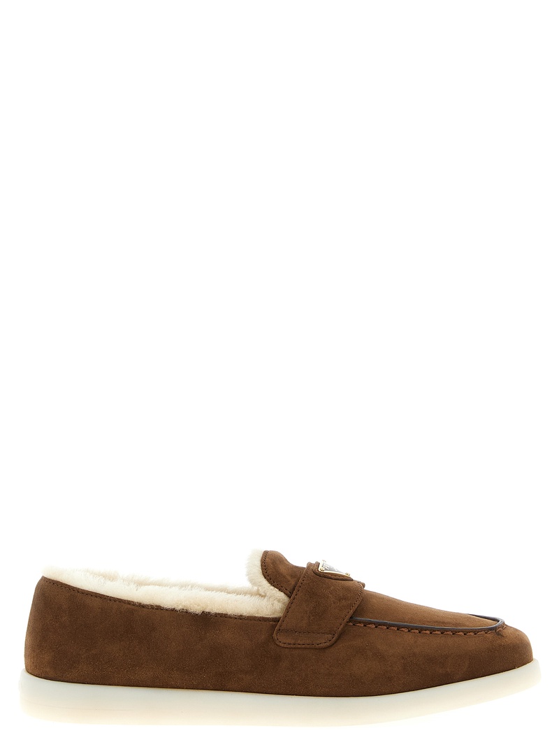 Suede loafers