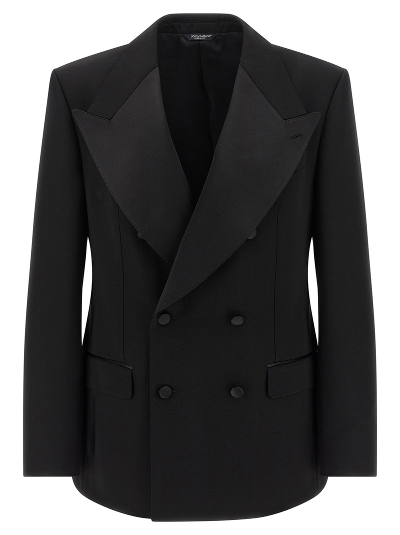 Tailored double-breasted blazer