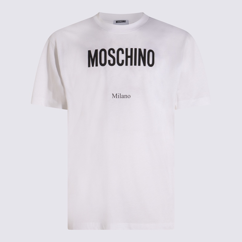 Moschino T-shirts and Polos White