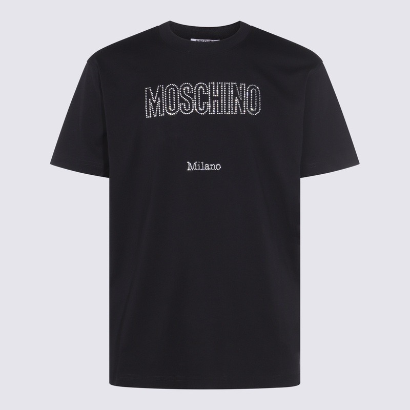 Moschino T-shirts and Polos Black