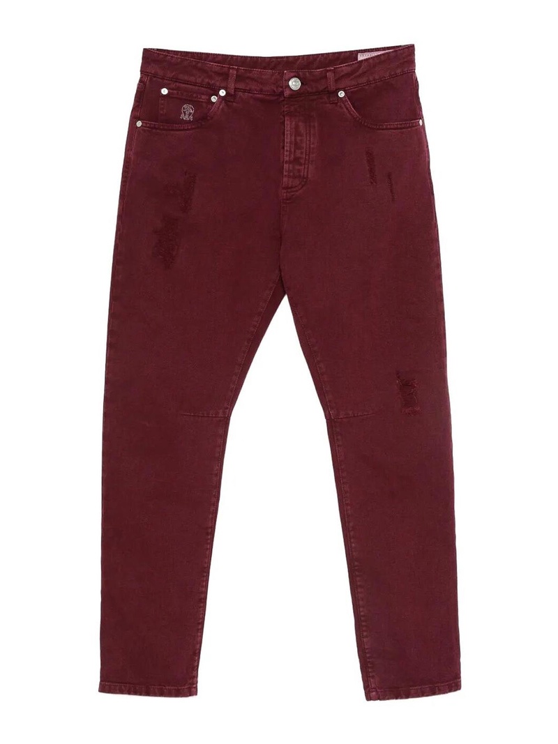 Dyed Denim Pants