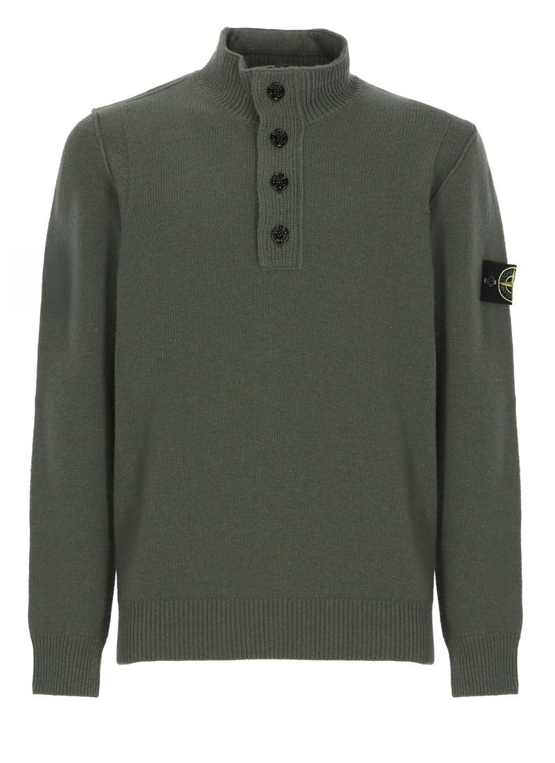 Stone Island Sweaters Green