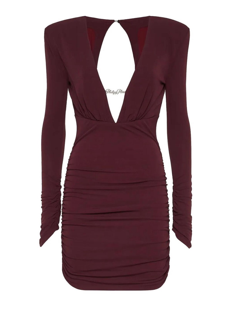 Long-Sleeved Mini Dress