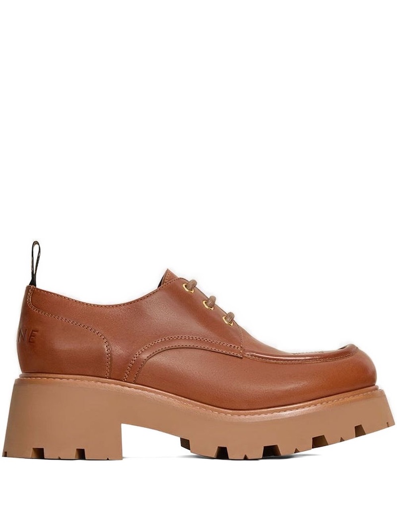 Céline Boots Leather Brown