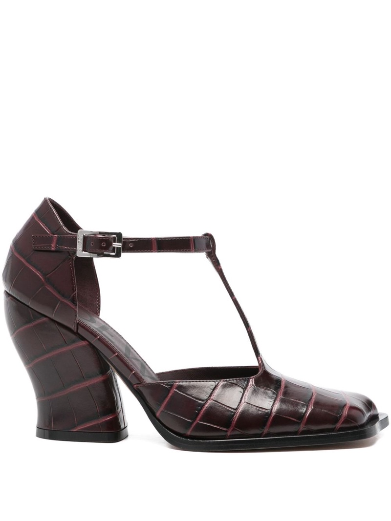 Loewe With Heel Bordeaux
