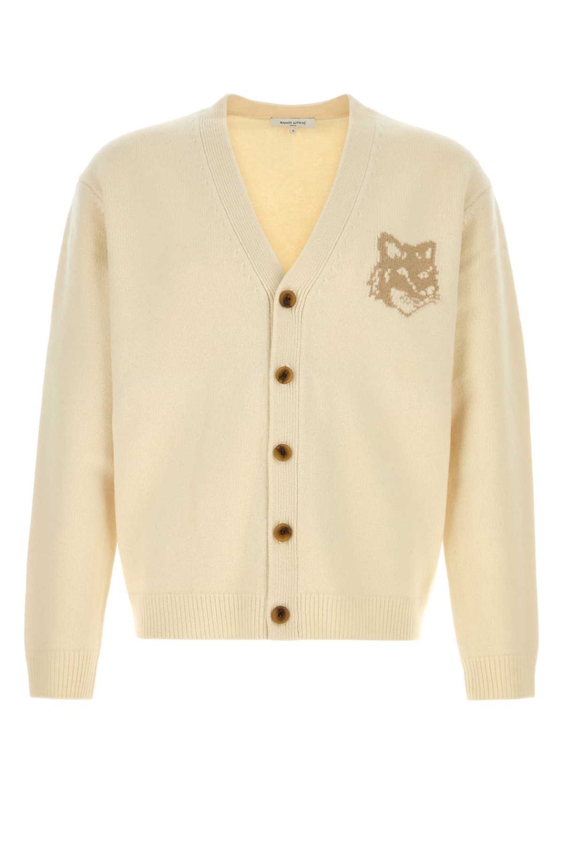 Cream wool cardigan