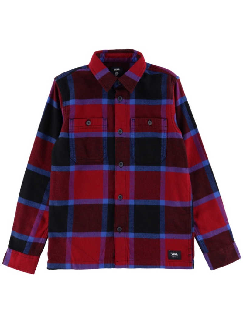 FLANNEL SHIRT WITH LOGO