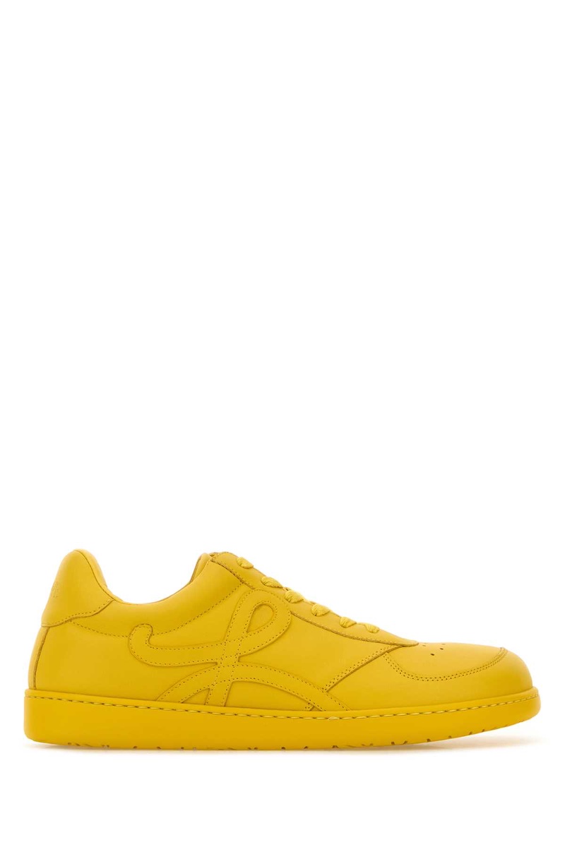 Yellow leather Jambo sneakers
