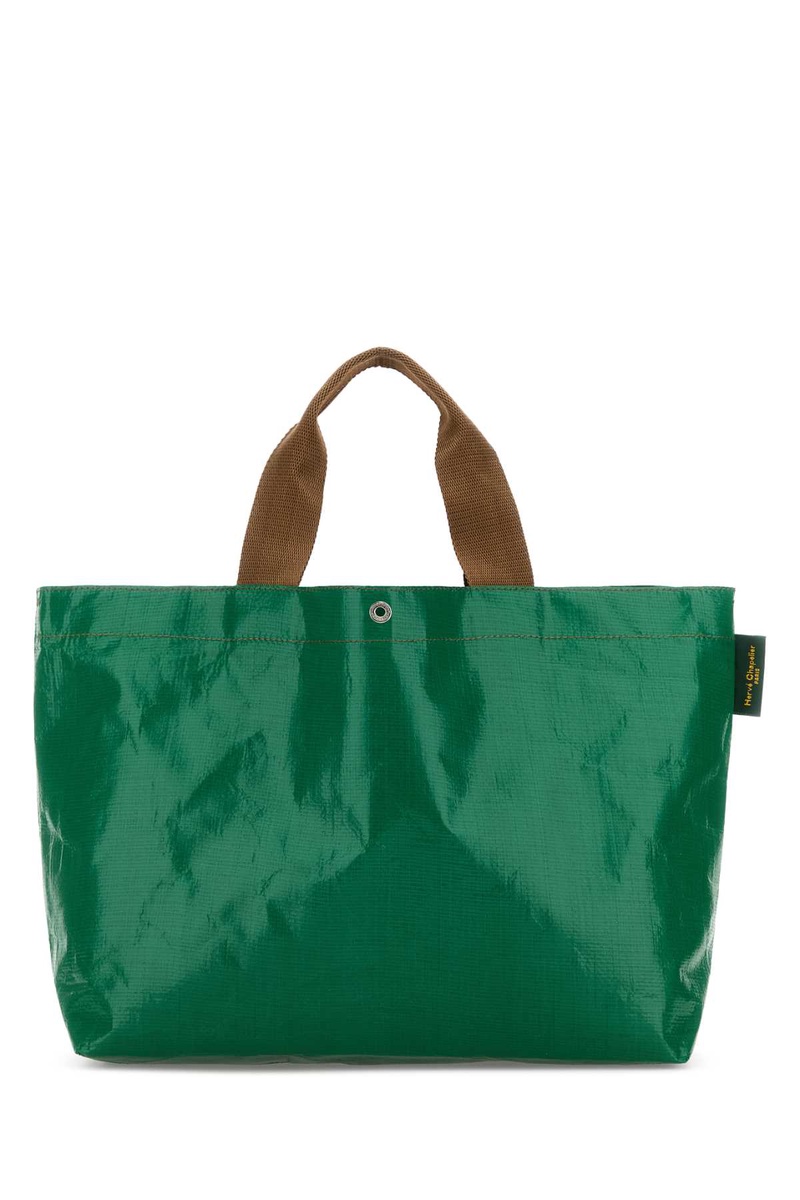 Grass green canvas 2012PP shopping bag