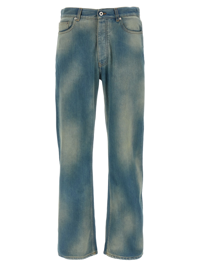 'Diag Raw Patch' jeans