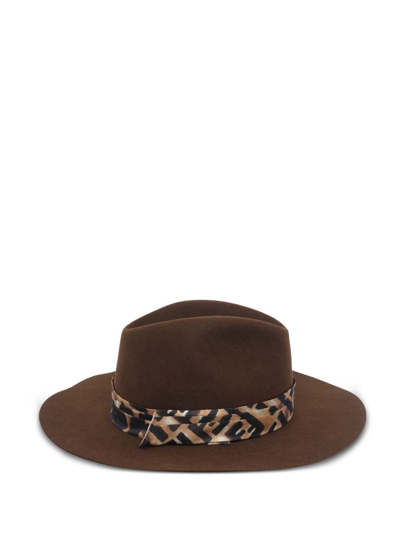Fendi Hats Brown
