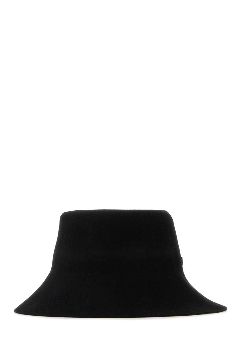 Black wool Petra bucket hat