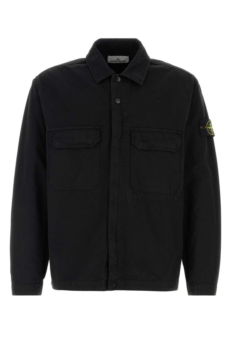 Black canvas shirt