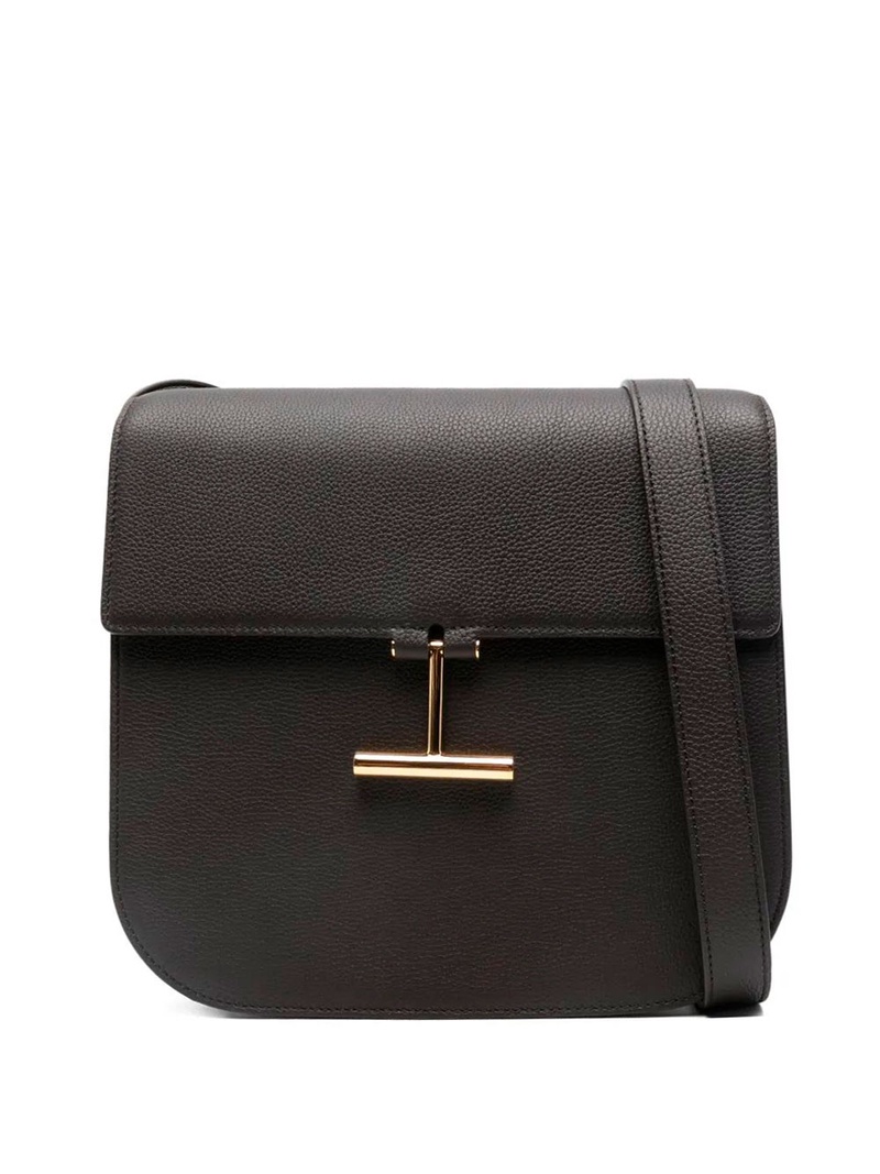 GRAINED LEATHER TARA MEDIUM CROSSBODY BAG