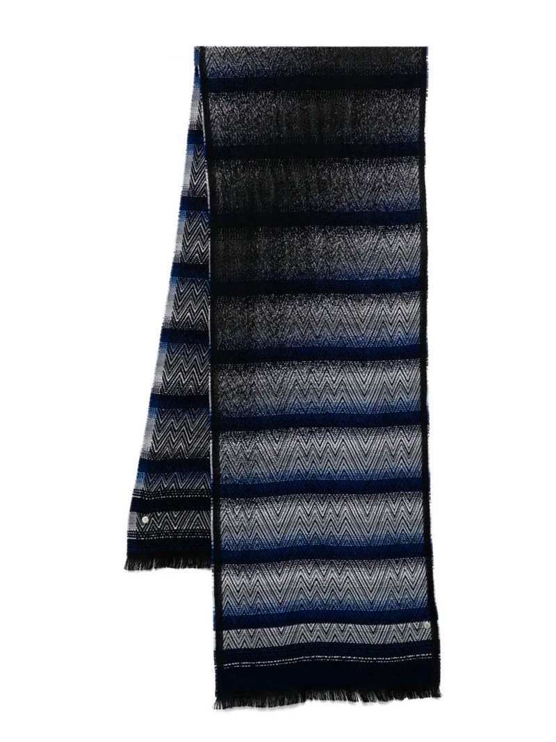 ZIG-ZAG STRIPED SCARF