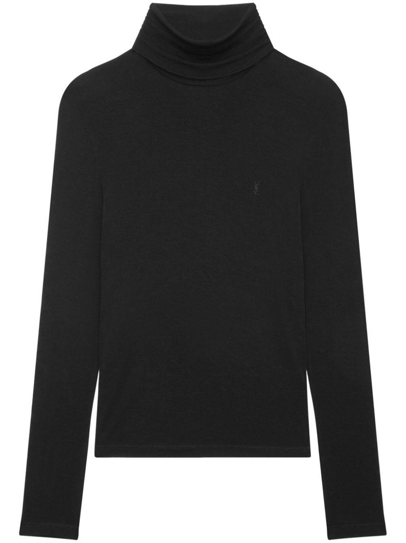 CASSANDRE-EMBROIDERED ROLL-NECK JUMPER