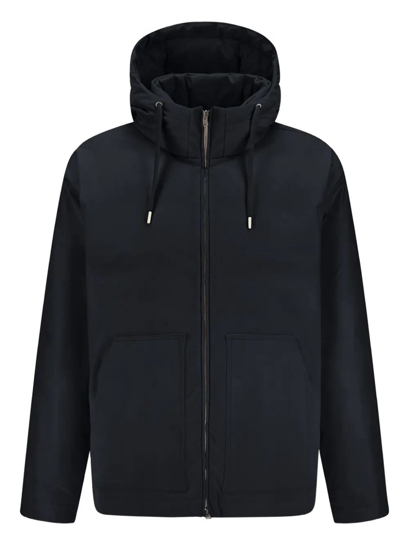 HOODED ZIP-UP DOWN JACKET