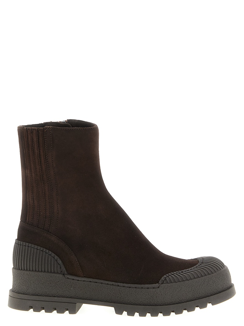 'Rugged' ankle boots