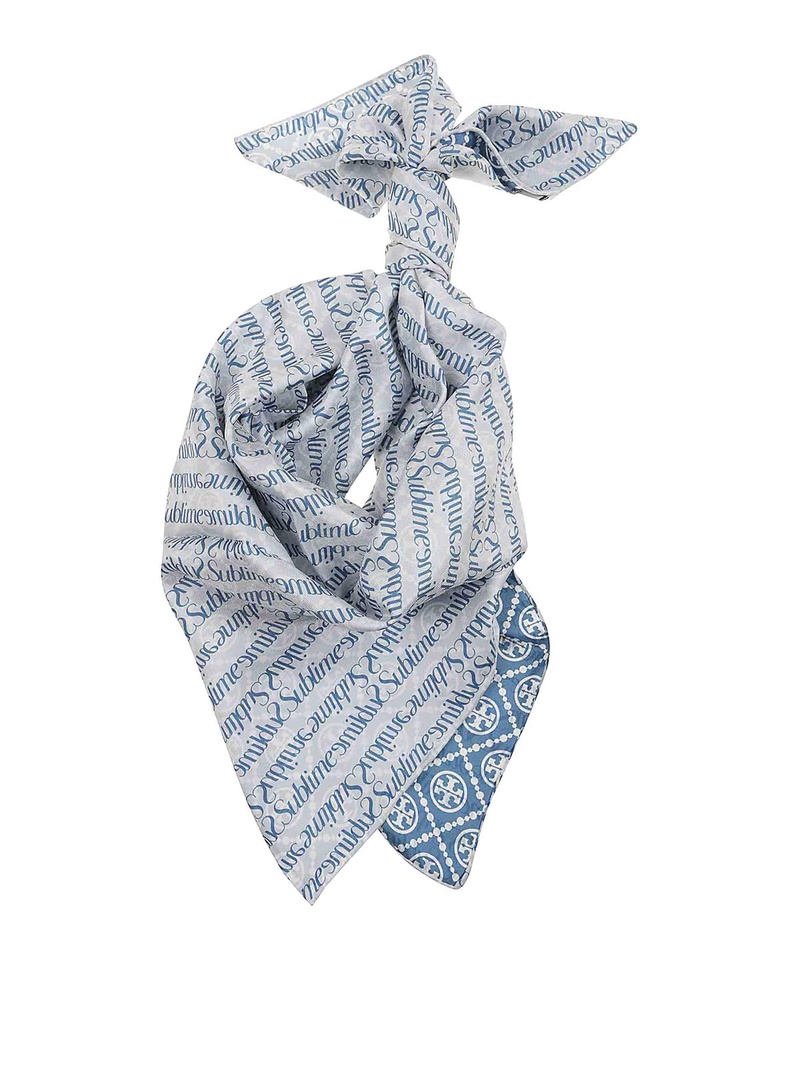 T Monogram Sublime Silk Scarf