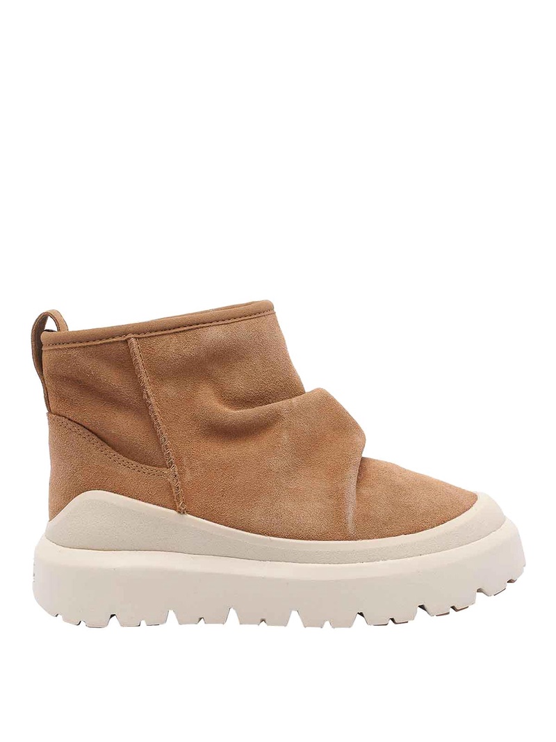 Beige Heritage Utility Mini Booties