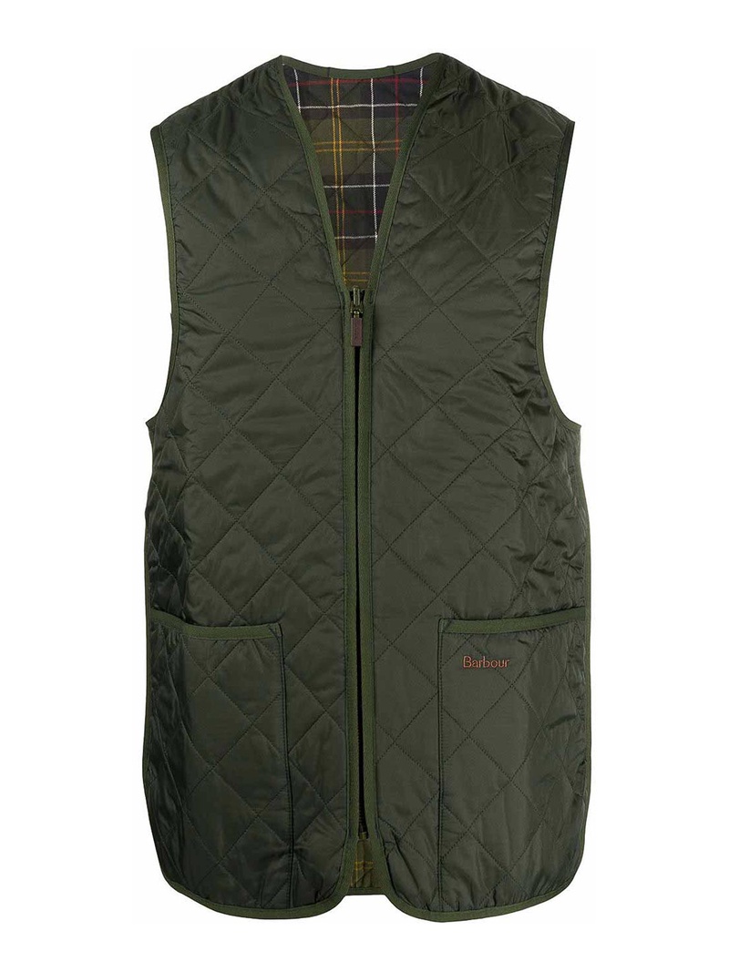 Quilted reversible vest