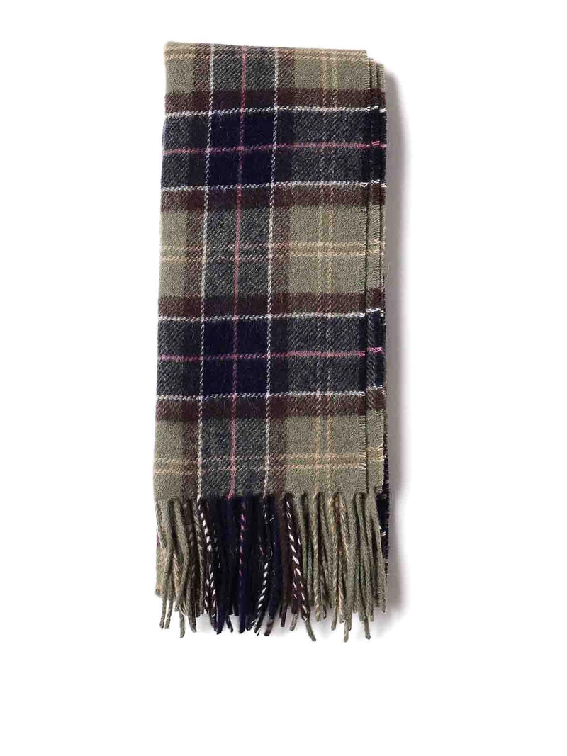 Checked scarf