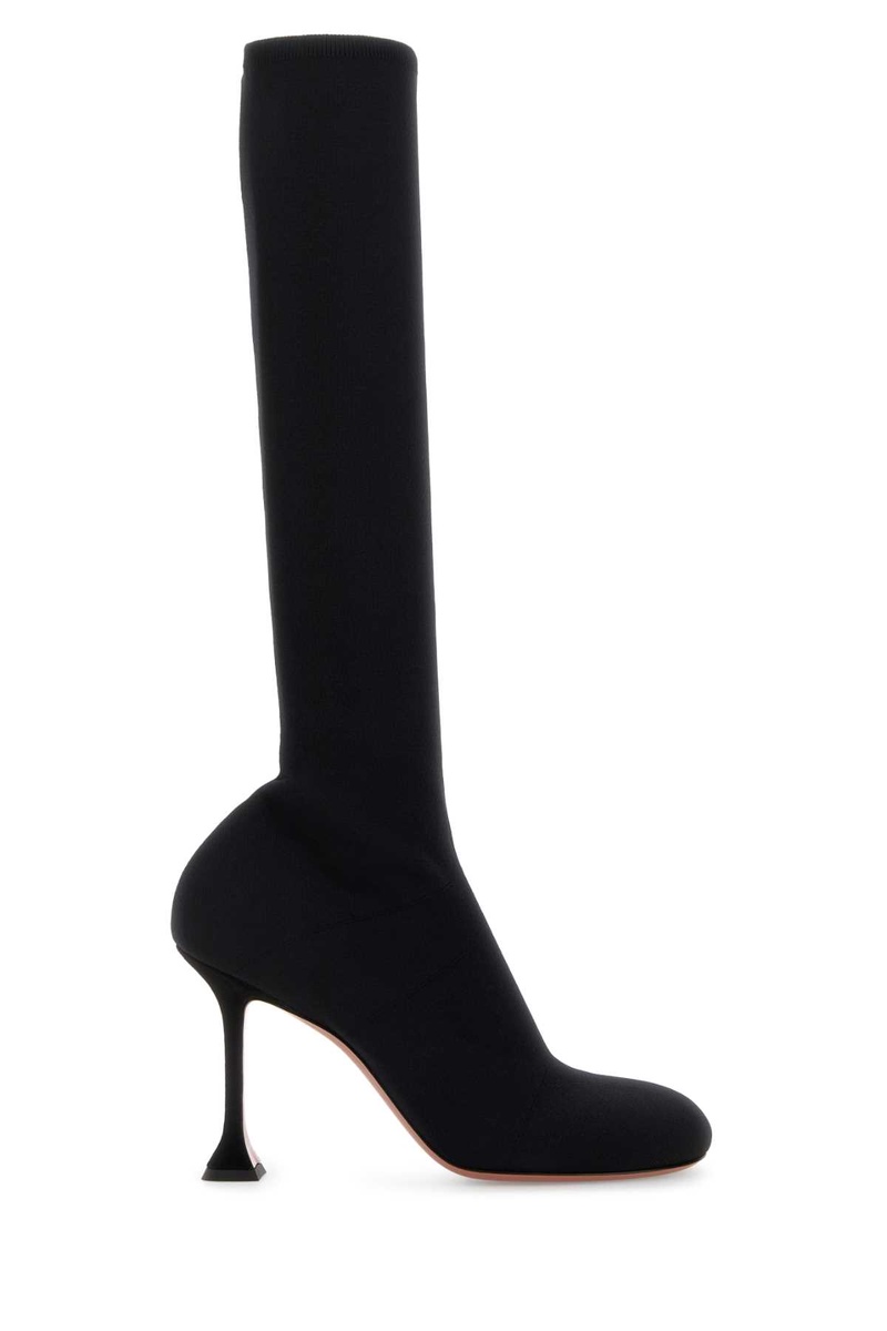 Black fabric Veneda boots