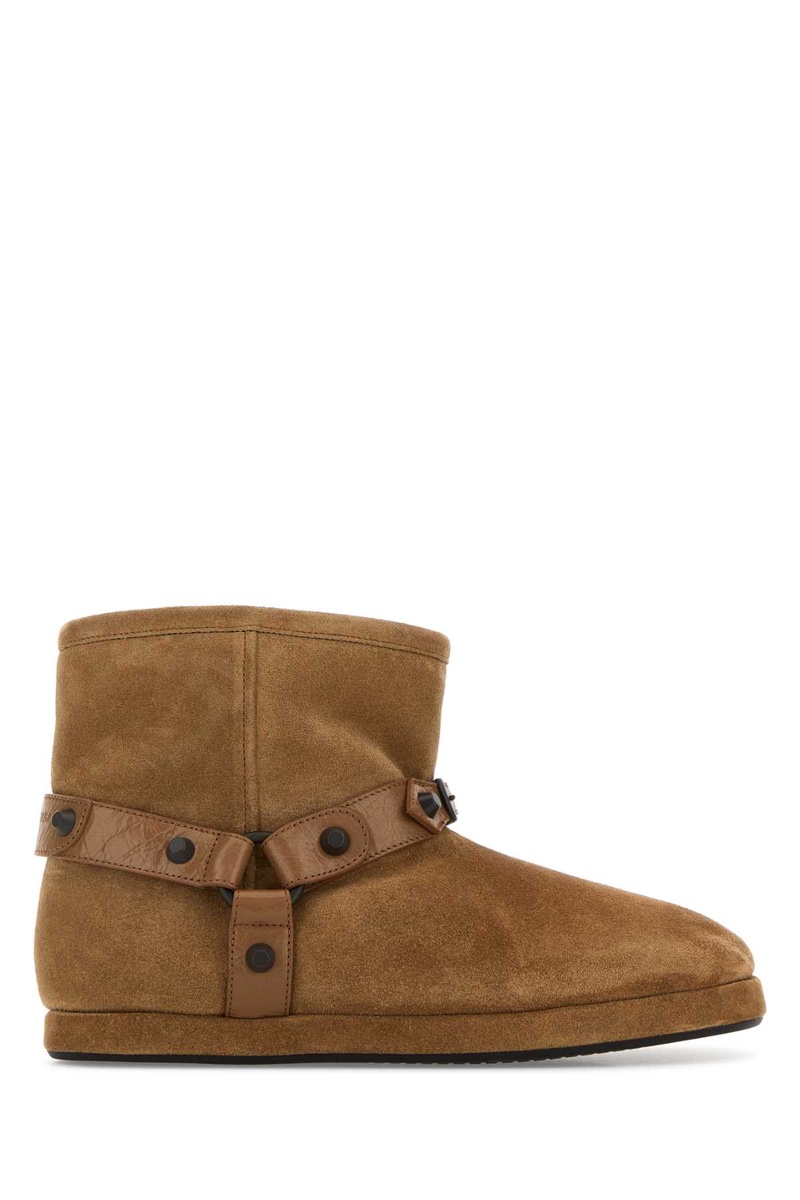 Camel suede Alaska Soft ankle boots