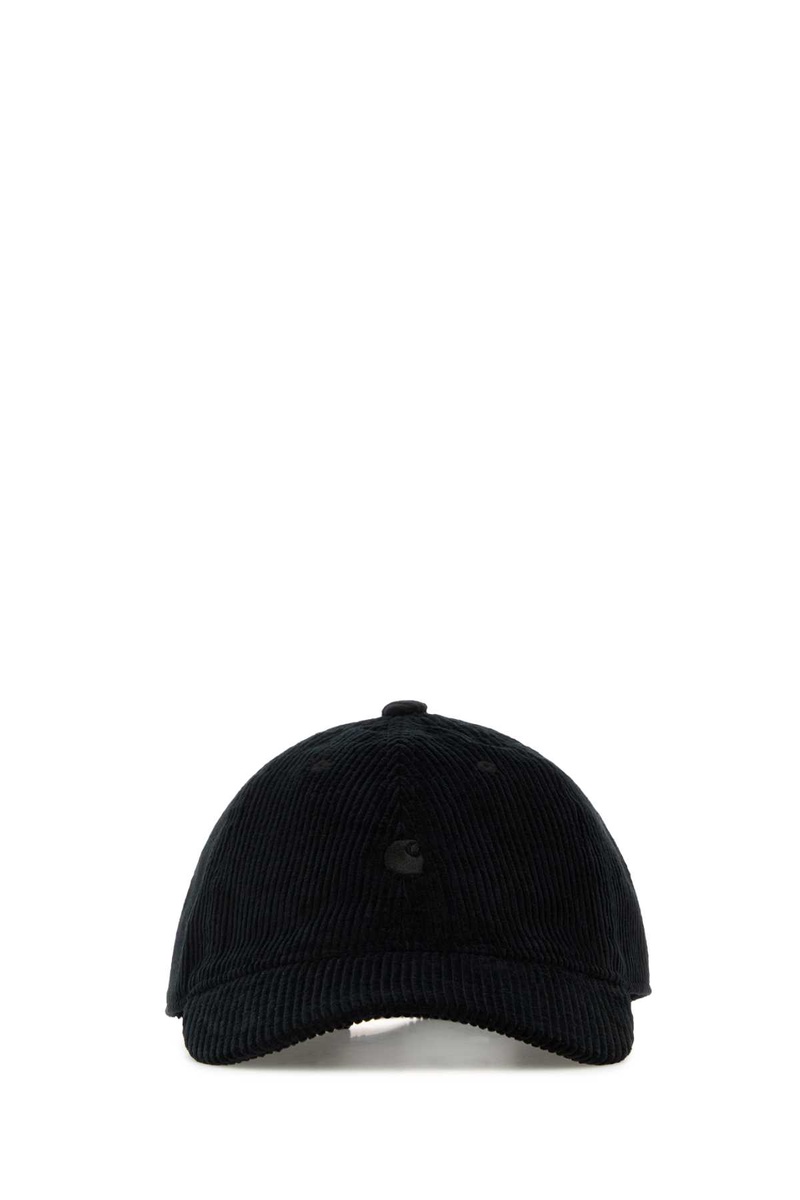 Black corduroy Harlem Cap