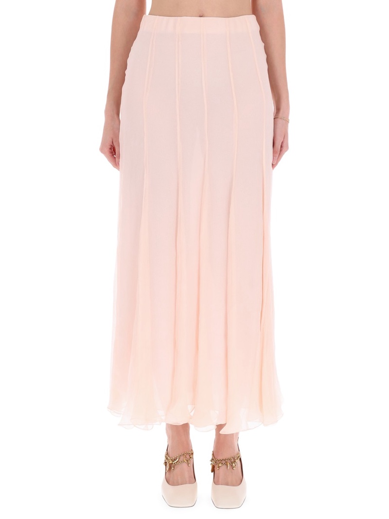SILK MUSLIN MAXI SKIRT
