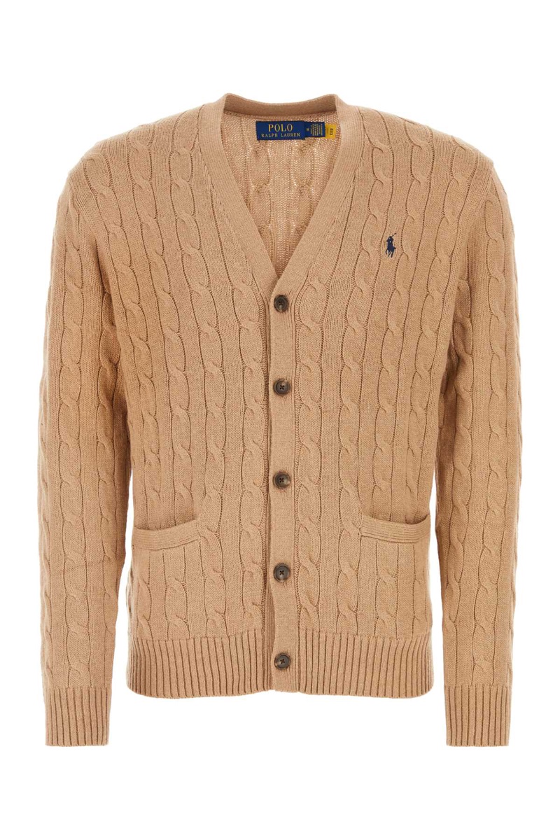 Beige cotton cardigan