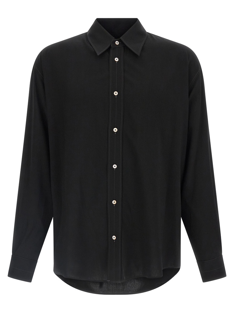 Viscose wool shirt