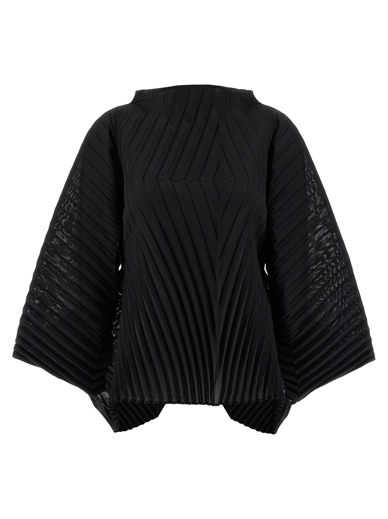 'Wave Pleats' blouse