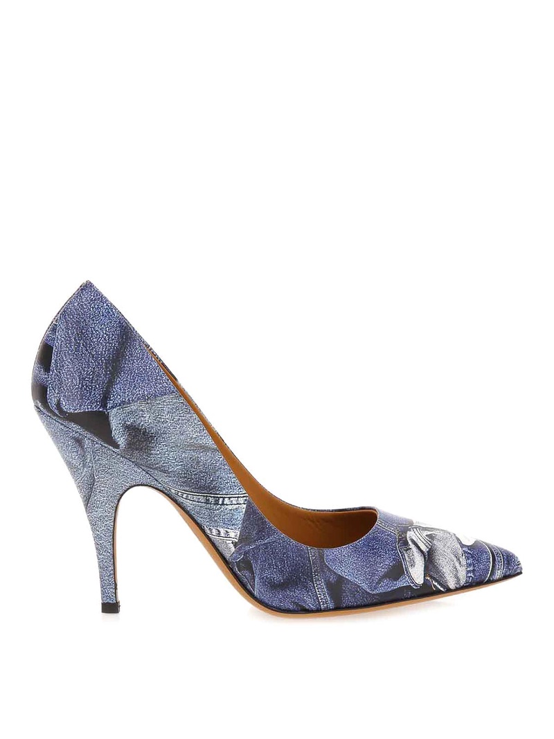 Heritage Patchwork Denim Pump